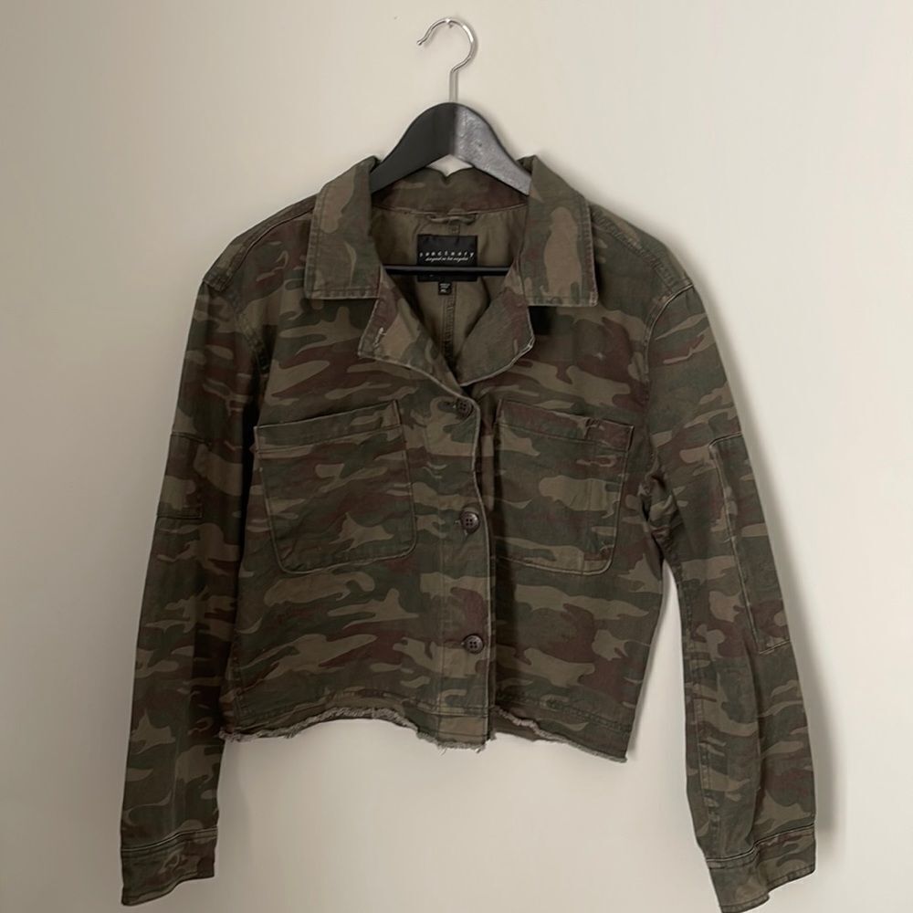 Sanctuary designed‎ in LA. Camo Jacket. Size XL